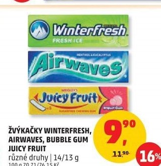 Žvýkačky Winterfresh