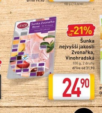 Šunka nejvyšší jakosti Zvonařka, Vinohradská