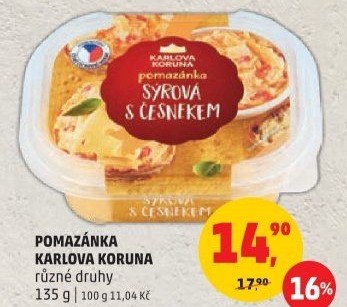 Pomazánky Karlova Koruna