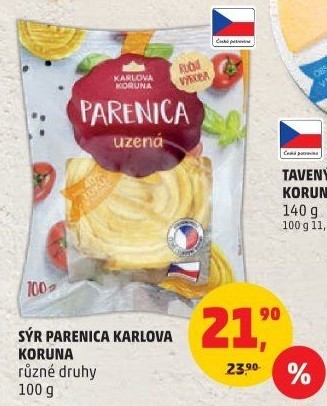 Sýr Parenica Karlova Koruna