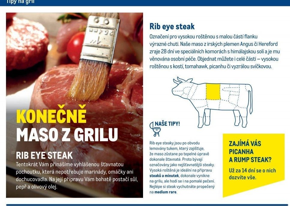 Rib eye steak