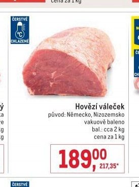 Hovězí váleček