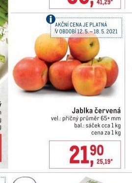 Jablka červená
