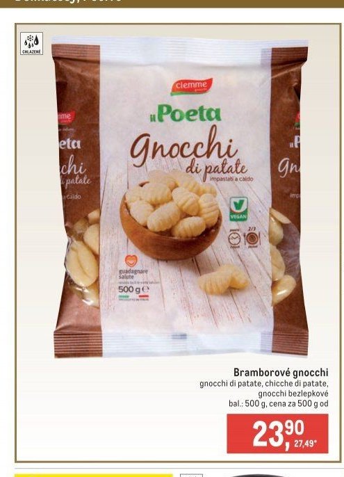 Bramborové gnocchi