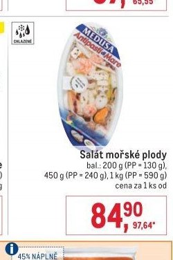 Salát mořské plody