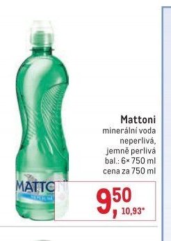 Mattoni minerální voda