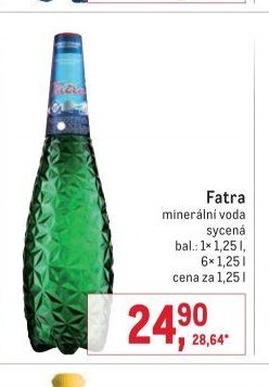 Fatra minerální voda