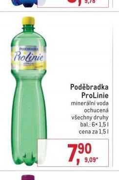 Poděbradka ProLinie minerální voda