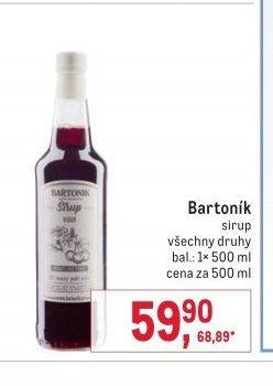 Bartoník sirup