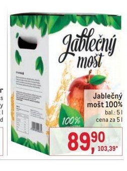 Jablečný mošt 100%