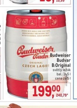 Budweiser Budvar B:Original