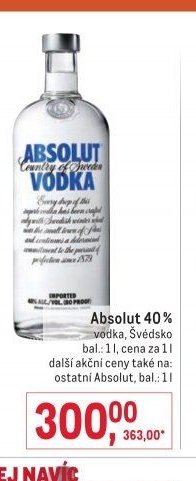 Absolut 40%