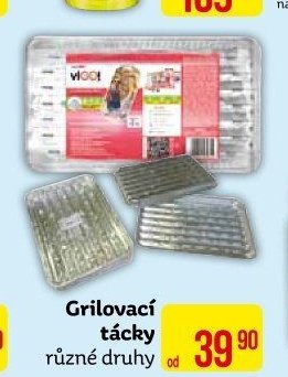 Grilovací tácky různé druhy
