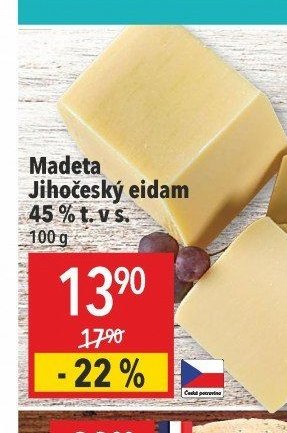 Madeta Jihočeský eidam
