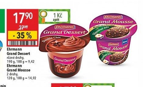 Ehrmann Grand Dessert / Grand Mousse