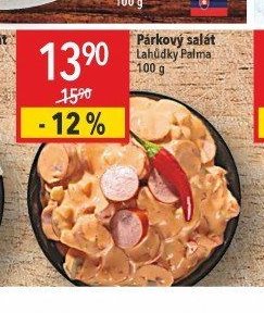 Párkový salát Lahůdky Palma