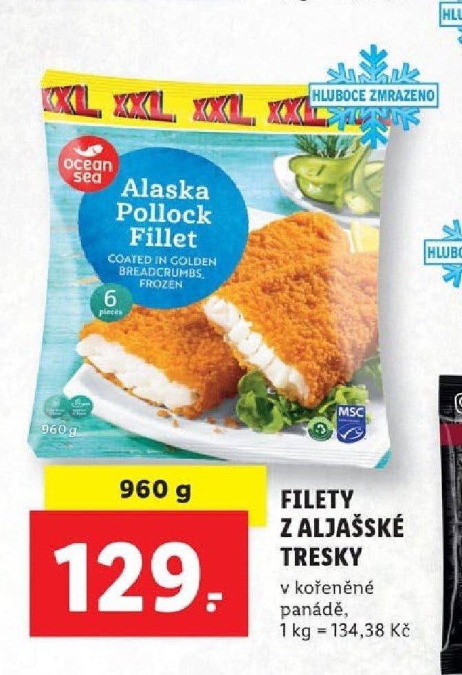 Filety z aljašské tresky