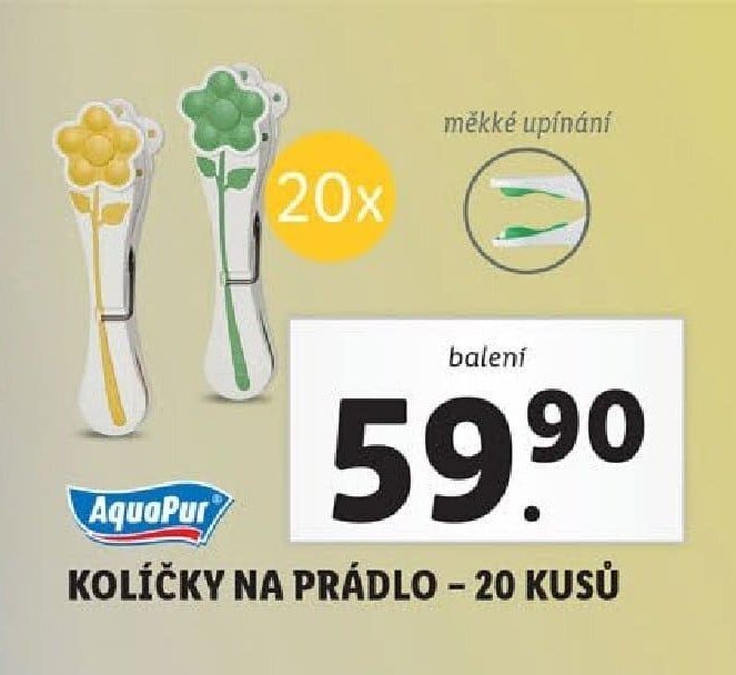 KOLÍČKY NA PRÁDLO - 20 KUSŮ
