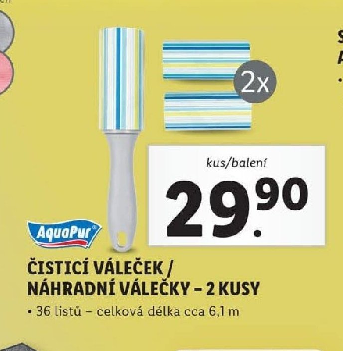 Čisticí váleček / náhradní válečky - 2 kusy