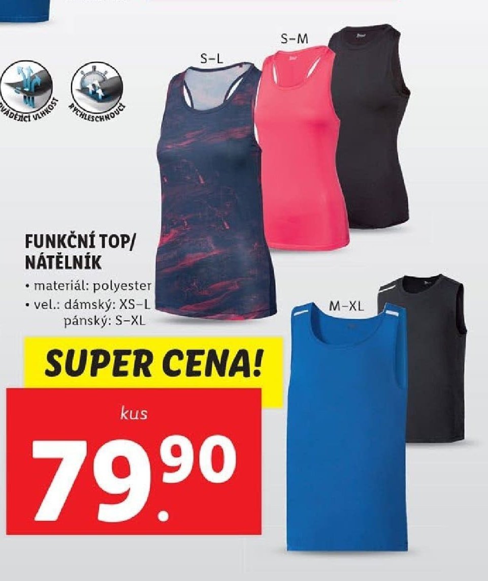 Funkční top/nátělník