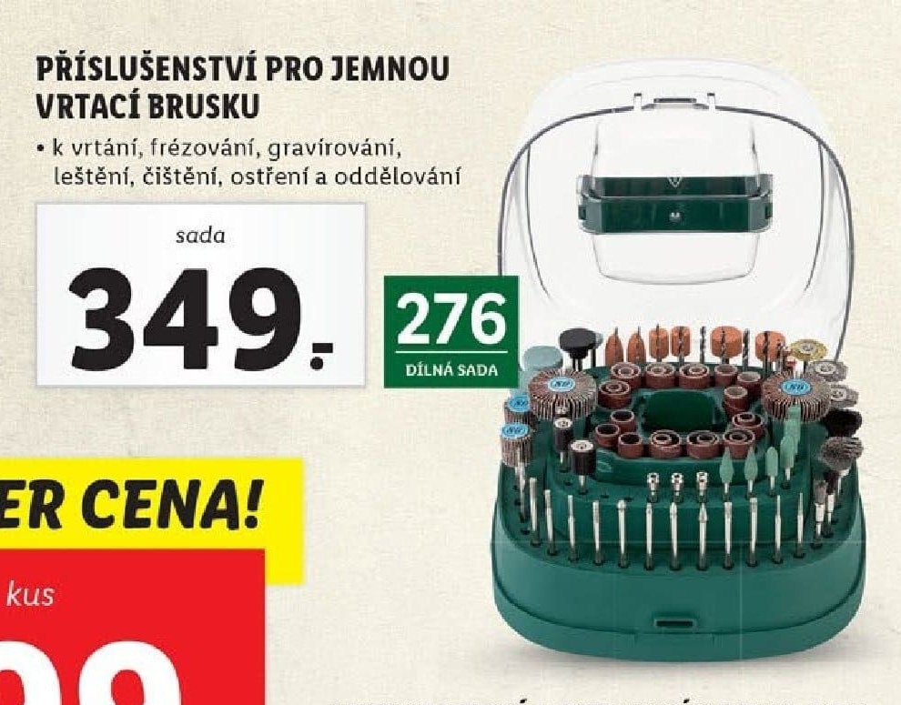 Příslušenství pro jemnou vrtací brusku