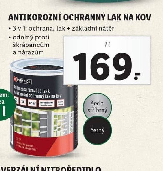 Antikorozní ochranný lak na kov