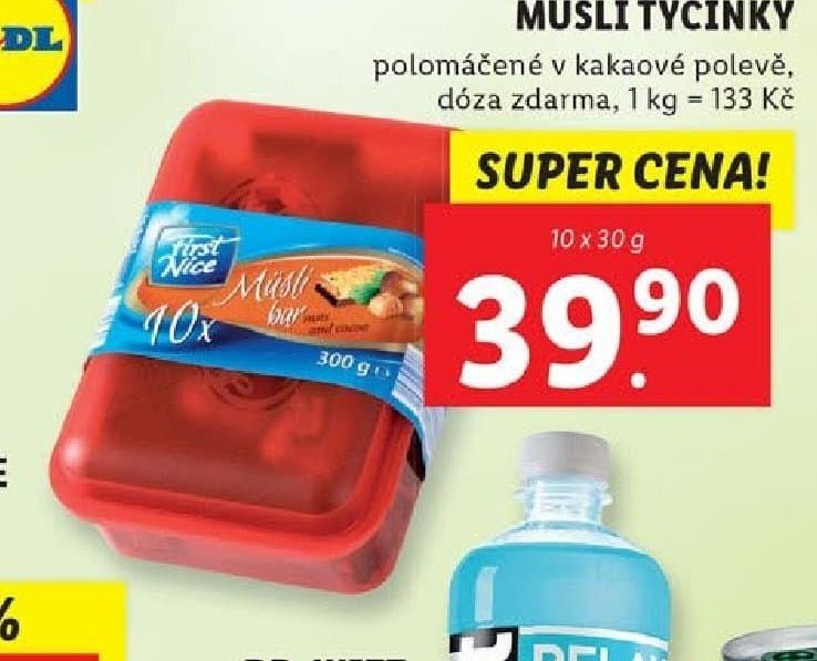 Müsli tyčinky