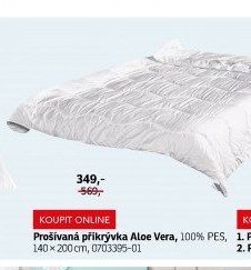 Prošívaná přikrývka Aloe Vera