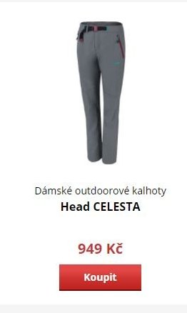Dámské outdoorové kalhoty Head CELESTA