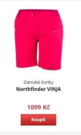 Dámské šortky Northfinder VINJA