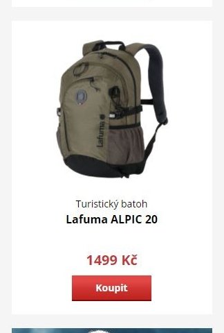 Turistický batoh Lafuma ALPIC 20
