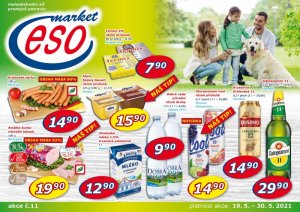 akční leták ESO MARKET 19.5.2021-30.5.2021