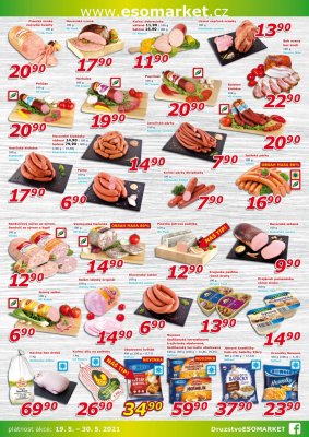 akční leták ESO MARKET 19.5.2021-30.5.2021