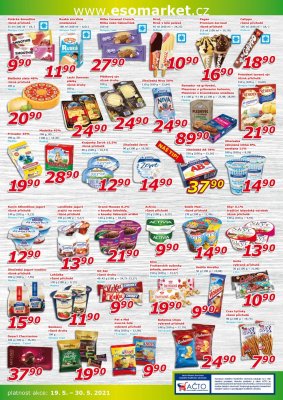 akční leták ESO MARKET 19.5.2021-30.5.2021