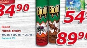 Přípravky proti hmyzu Biolit