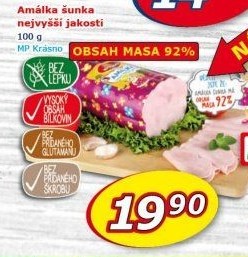 Šunka Amálka nejvyšší jakosti Krásno