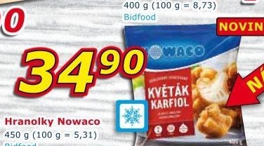 Obalovaný květák mražený Nowaco