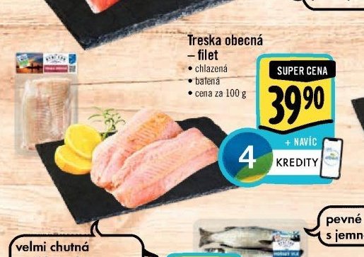 Treska obecná - filet