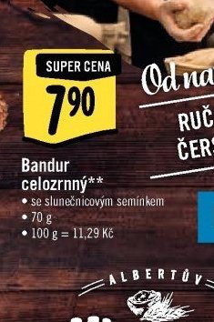 Bandur celozrnný