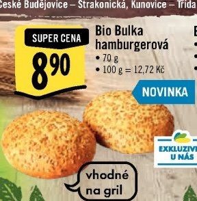 Bio Bulka hamburgerová