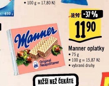 Manner oplatky