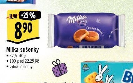 Milka sušenky