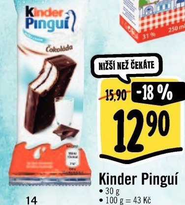 Dezert Pinguí Kinder