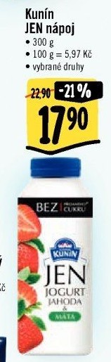 Nápoj Jen jogurt Kunín