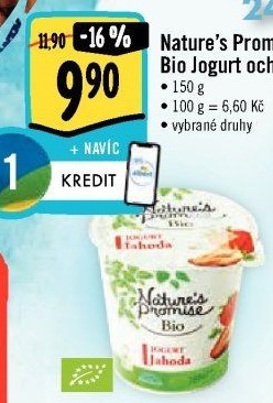 Ochucený jogurt bio Nature'