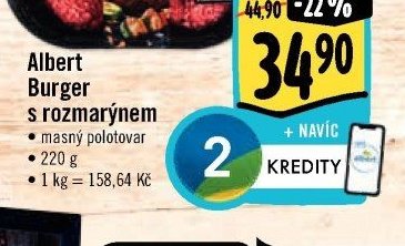 Albert Burger s rozmarýnem