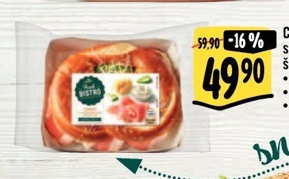 Císařský preclík se schwarzwaldskou šunkou a krémovým sýrem