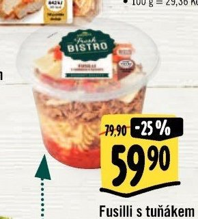 Fusilli s tuňákem a rajčaty
