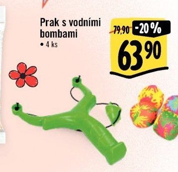 Prak s vodními bombami