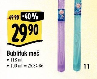 Bublifuk meč